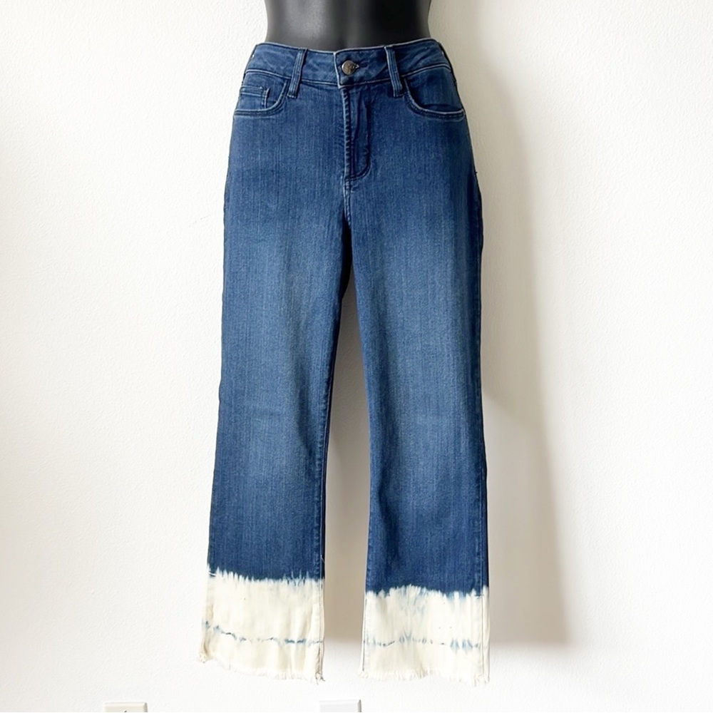 Nydi Billie Bootcut Ankle Jeans In
Bleached Tie Dye In Bleached Tiedy